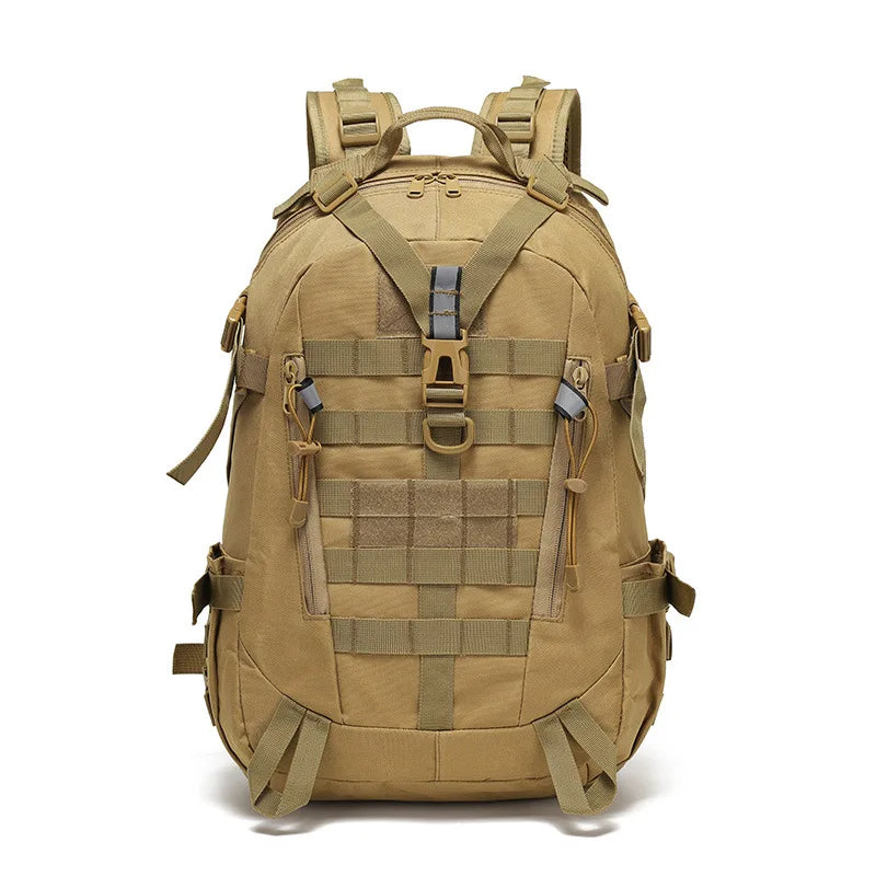 40L Tactical Reflective Backpack – Military Molle Outdoor Rucksack | Hiking, Camping, Hunting & Travel Bag