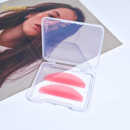 Lomansa 1 Pair Silicone Lash Softening Pads – Eyelash Perm Rods & Shields for Lash Lifting, Professional Eyelash Accessories
