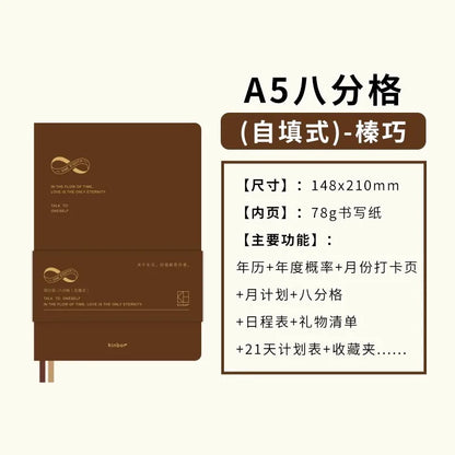 Kinbor Weekly Planner Notebook – Undated Daily & Monthly Agenda Journa